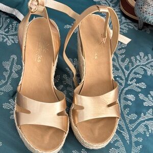 Nina Tan Espadrille Wedge Sandals